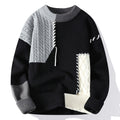 Men’s Patchwork Knit Sweater